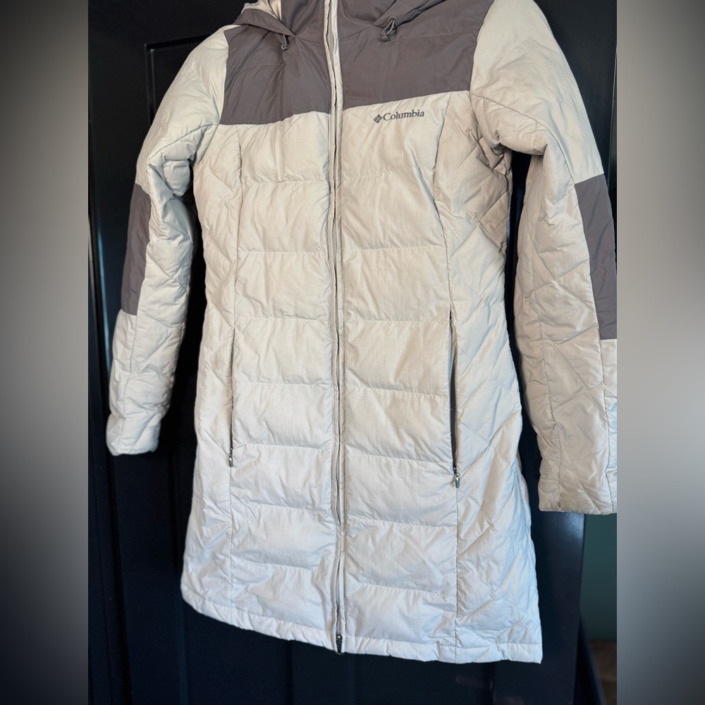 Columbia Gray Hooded Puffer Jacket - Picture 4 of 8